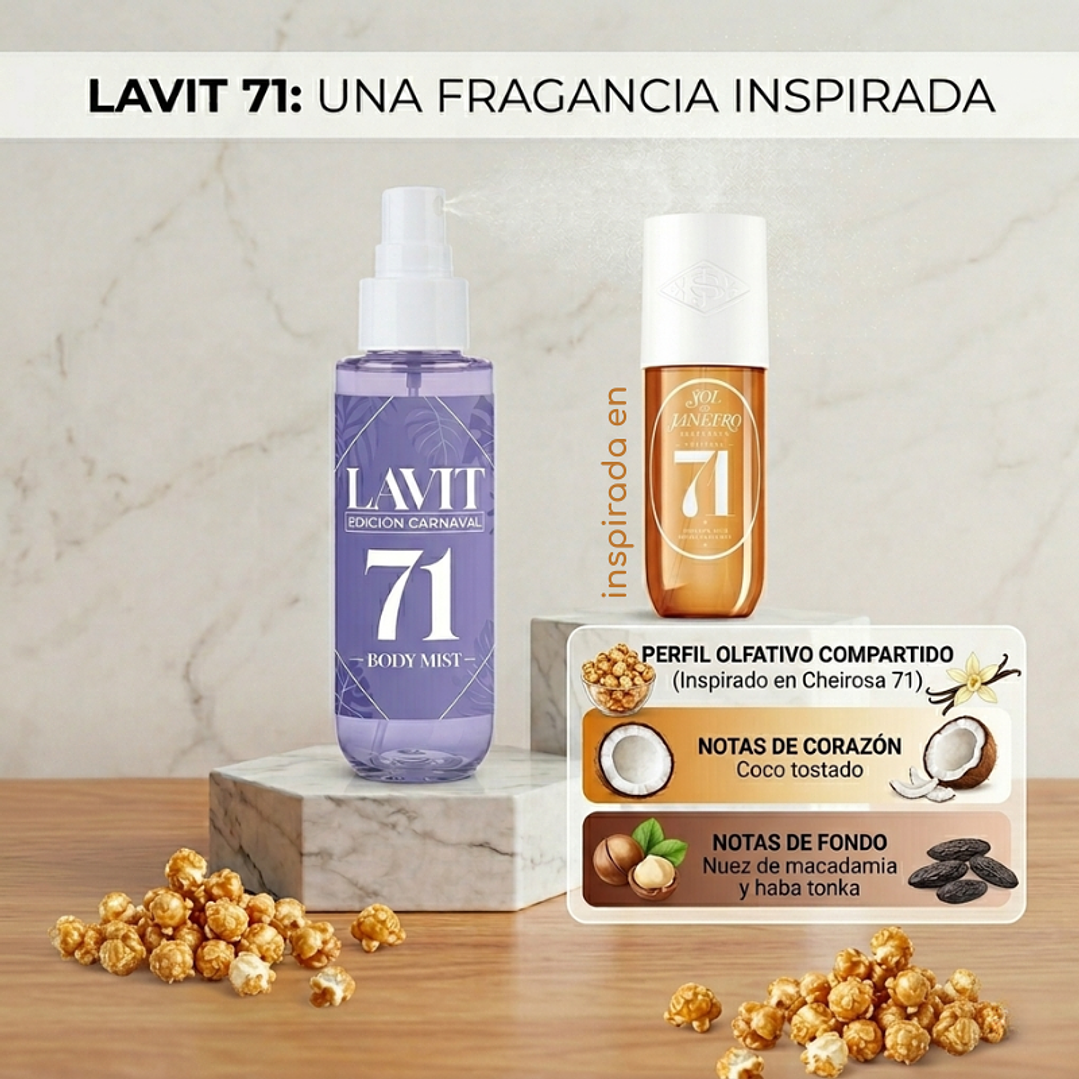 Lavit 71 Inspirada en Cheirosa 71 Sol de Janeiro 1