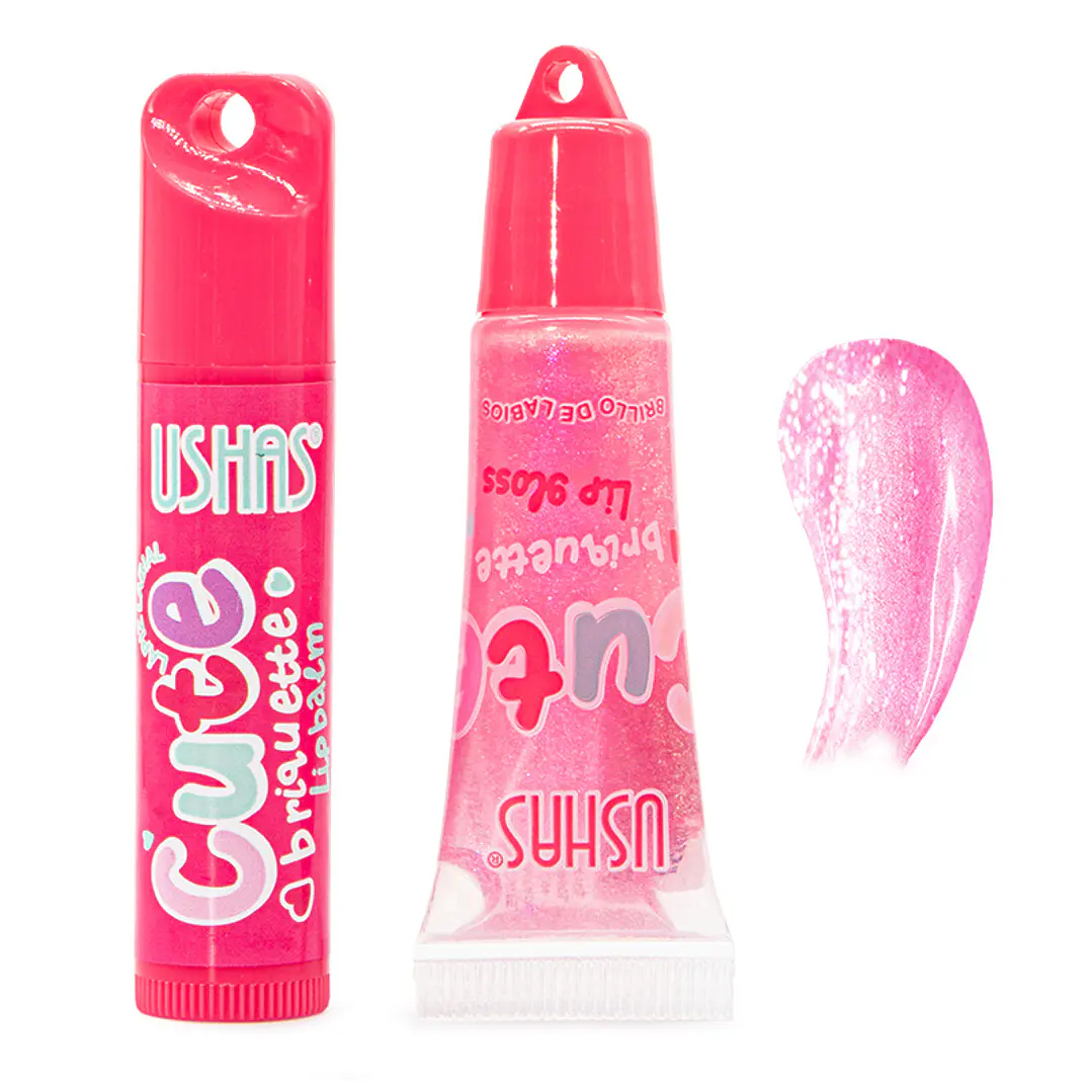 Set de Bálsamo + Brillo Labial Cute 2