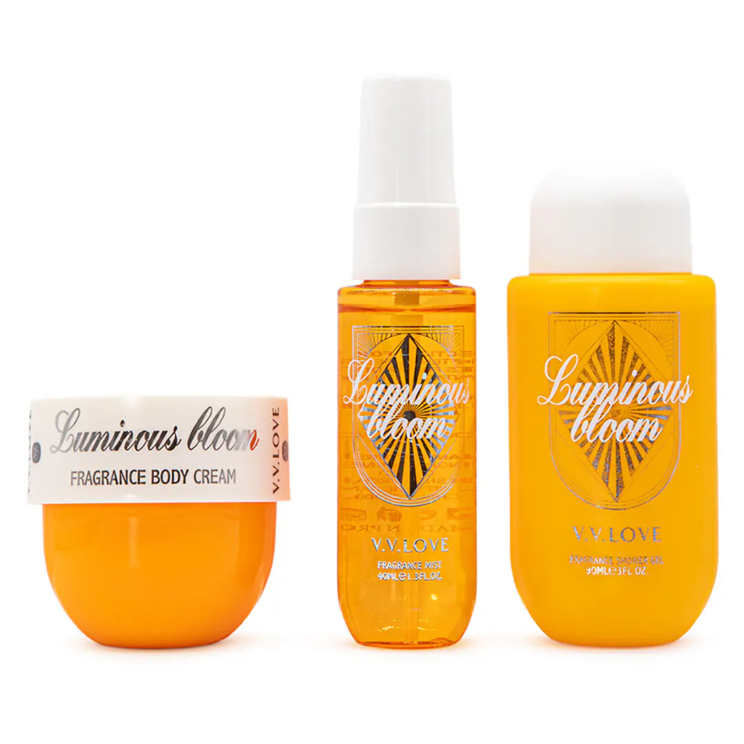 Kit de Viaje Luminous Bloom Dupe Sol de Janeiro 2