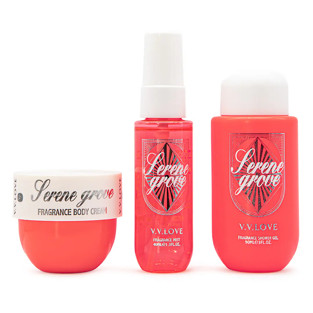 Kit de Viaje Serene Grove Dupe Sol de Janeiro 2