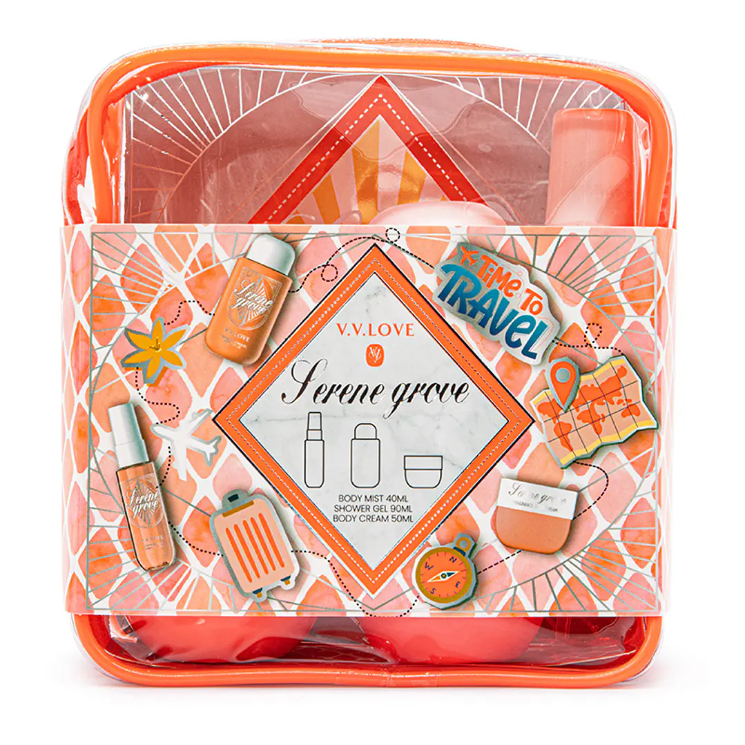 Kit de Viaje Serene Grove Dupe Sol de Janeiro 3