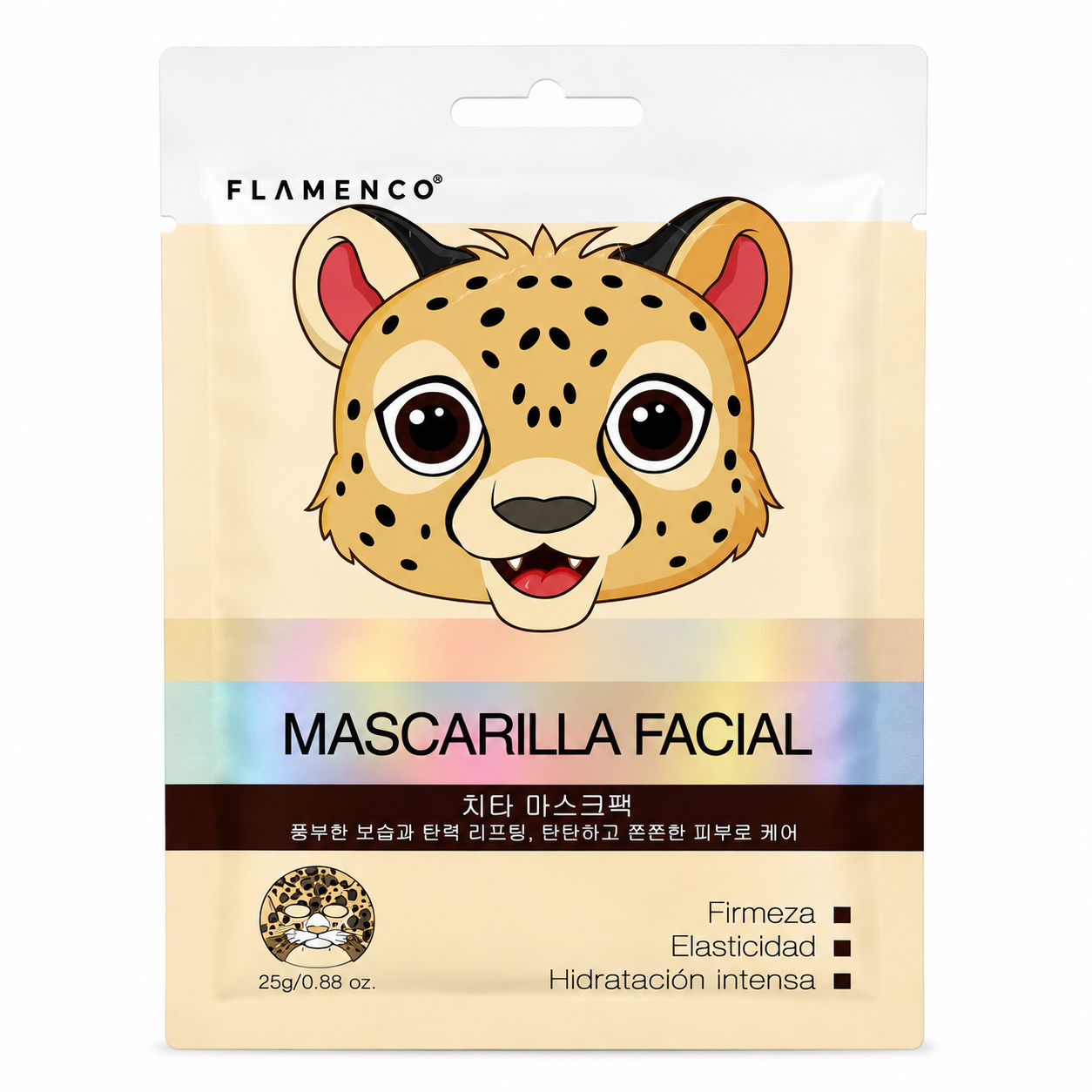 Mascarilla Facial con Carita de Tigre