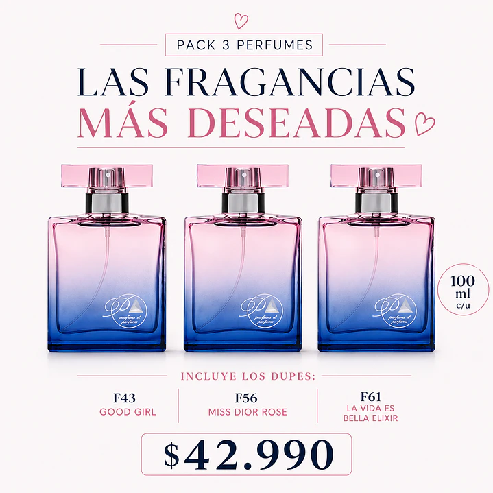 A. Pack 3 Perfumes- Inspirados en las fragancias más deseadas 3