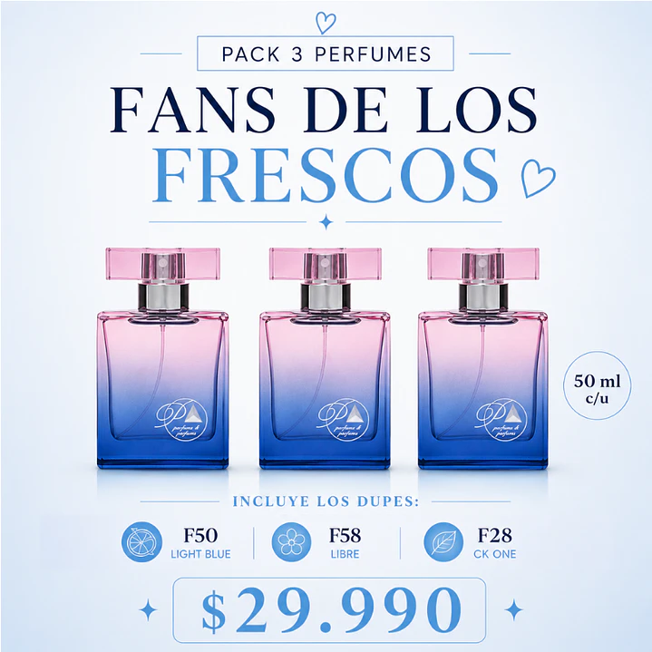 B. Pack 3 Perfumes- Fans de los aromas Frescos (Citrico y maderoso) 1