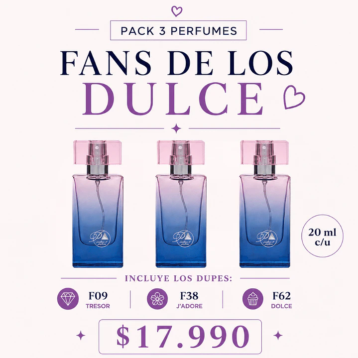C. Pack 3 Perfumes- Fans de los aromas Dulces (Floral y Frutal) 2