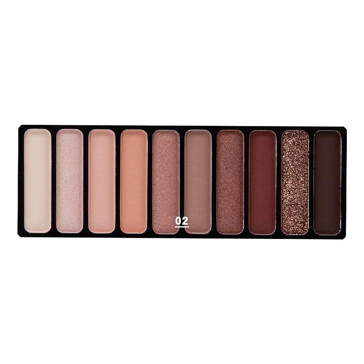 Paleta Sombras 12 colores Tonos Tierra 4