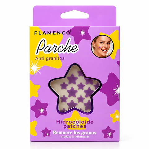 Parches Anti Granitos con diseño Estrellitas 72 unidades