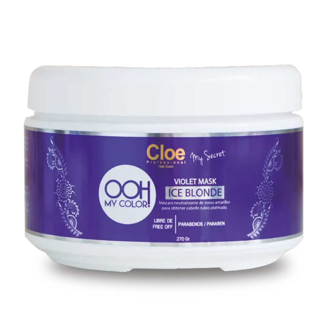 OOH MY COLOR VIOLET ICE BLONDE MASCARILLA MATIZADORA 270g- CABELLOS RUBIOS 1