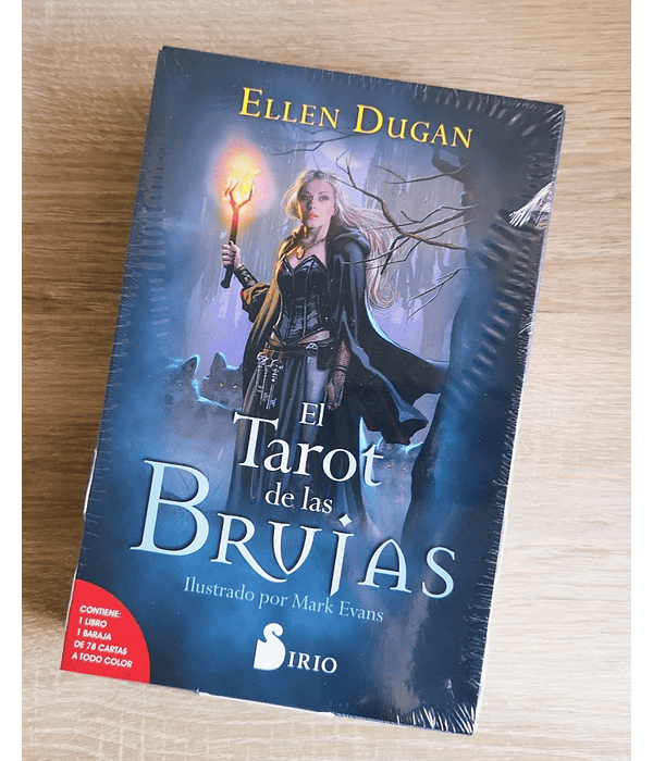 El Tarot de las Brujas Ellen Dugan (Libro + Cartas) en Español - CON LEVE DAÑO EN LA CAJA