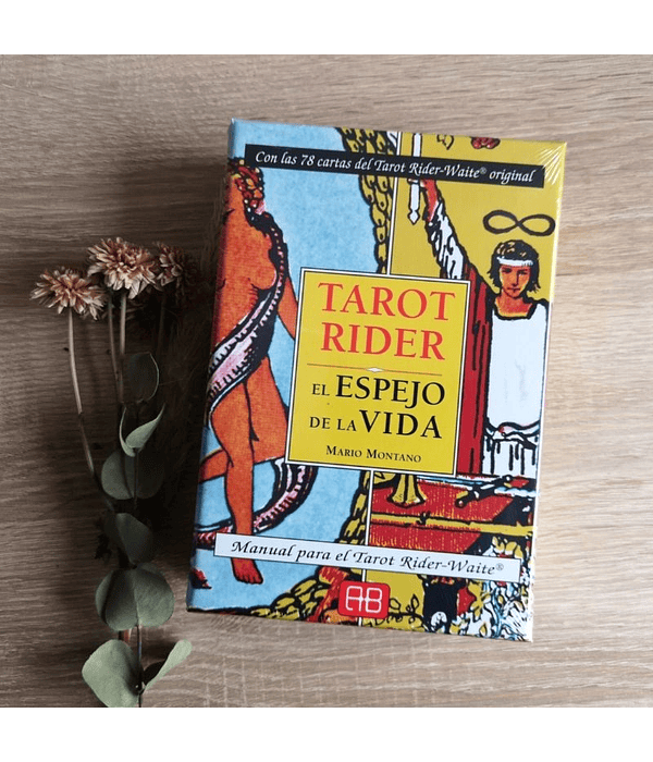 Kit Tarot Rider Waite: El Espejo de la vida (Libro + Cartas) en Español