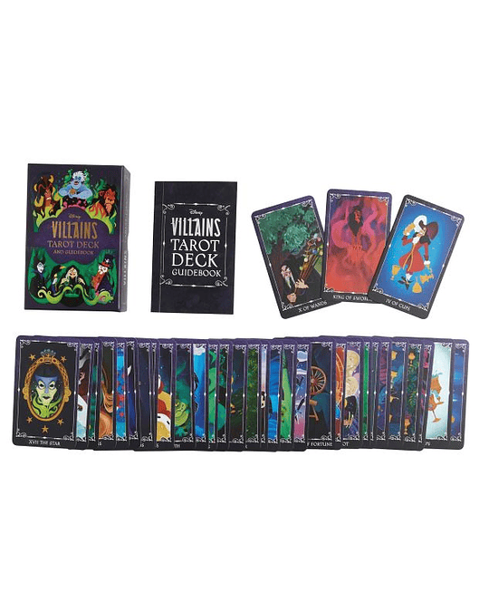 Disney Villains Tarot - Mazo de Tarot de los y las Villanas De Disney (En inglés)