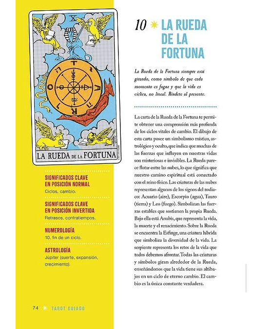 Libro Tarot Guiado de Stephanie Caponi -  Guía Para Principiantes