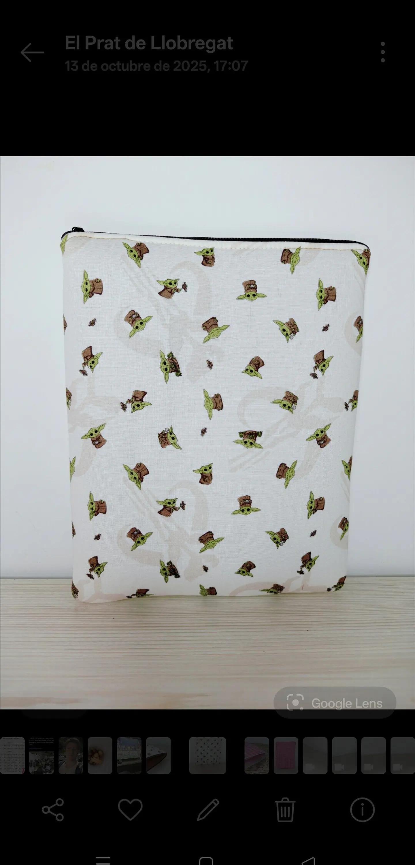 Funda baby yoda 1