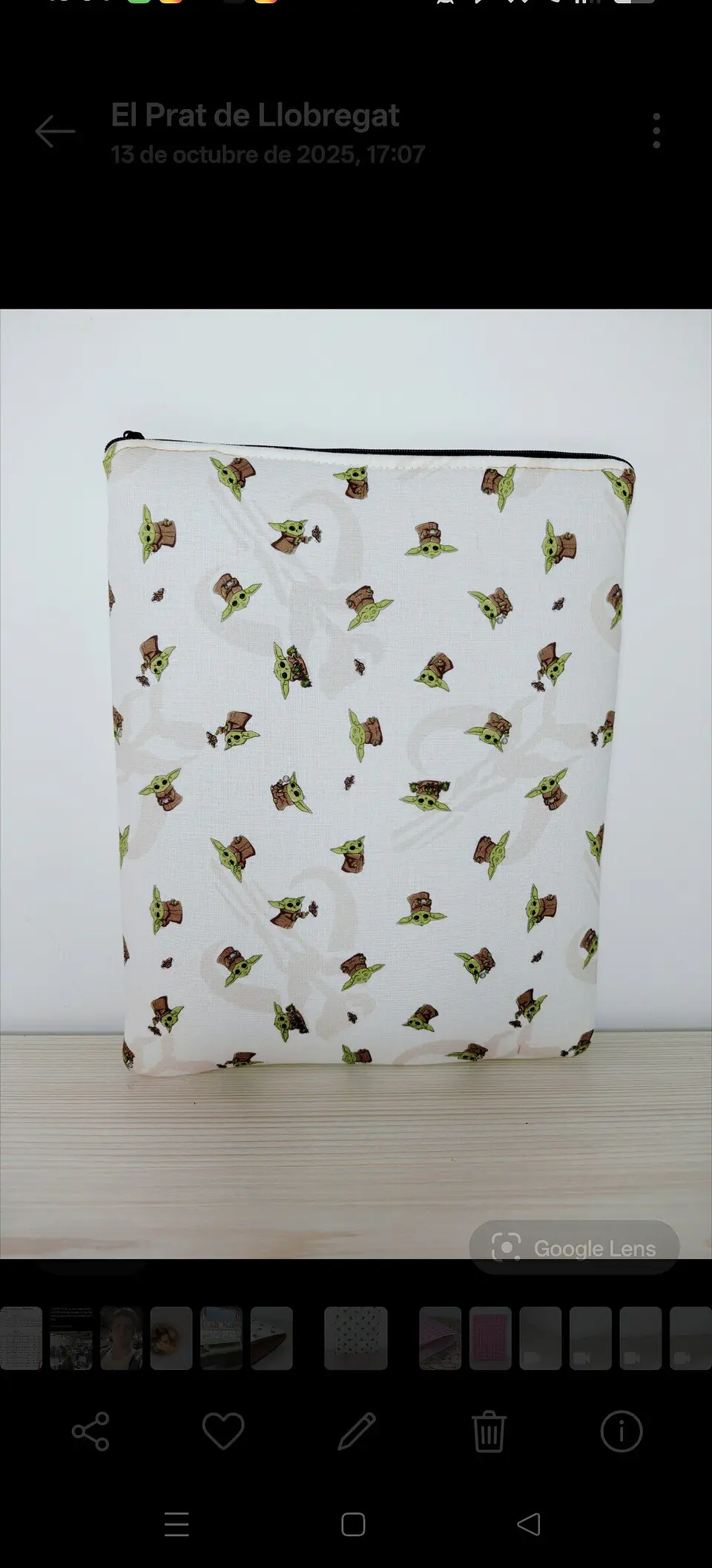 Funda baby yoda 1