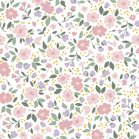 Tela de flores pequeñas