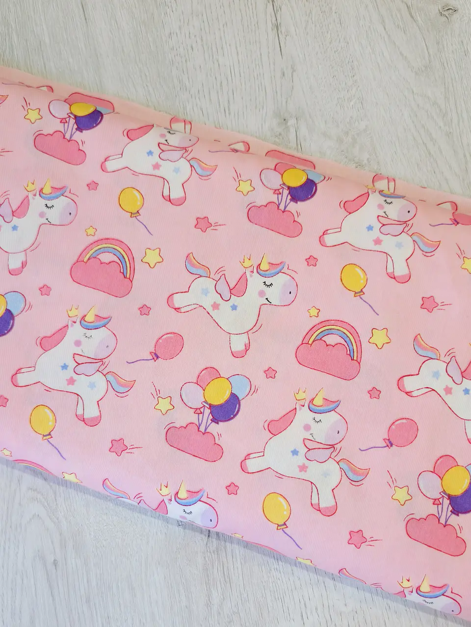 Popelín de algodón unicornios rosa | Tela infantil 1