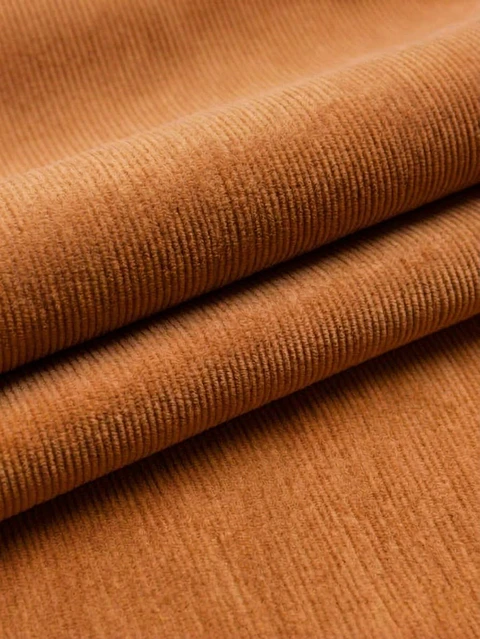 Tela Micro Pana Marrón Terracota