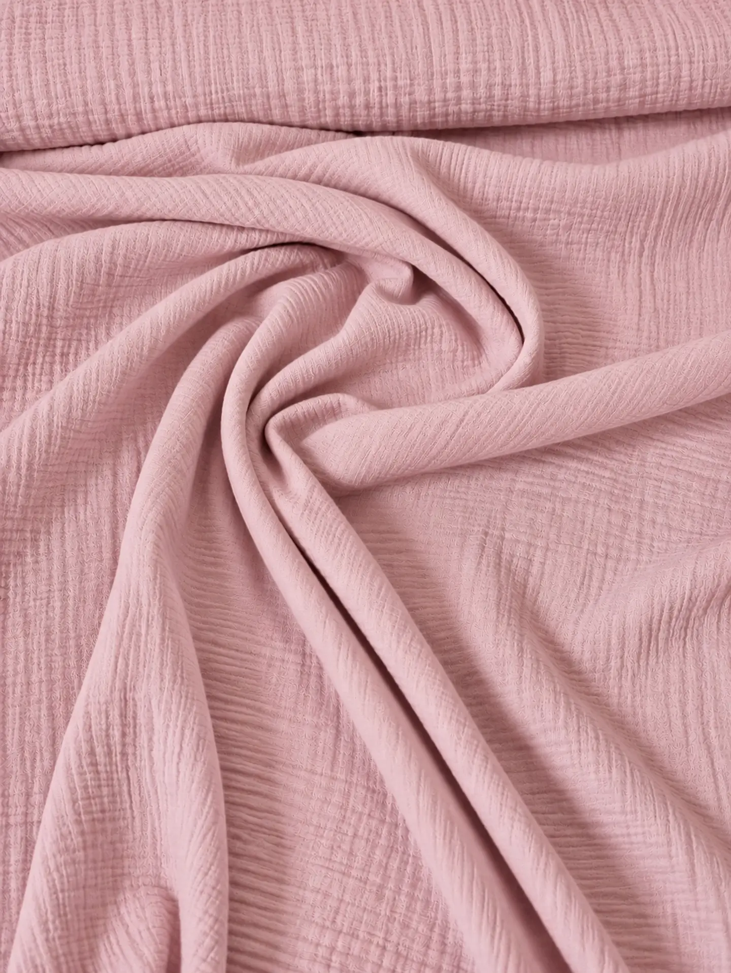 Tela Muselina Rosa Bebé  100% Algodón 2
