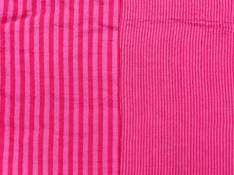 Tela Muselina Doble Gasa Reversible Rosa y Fucsia 