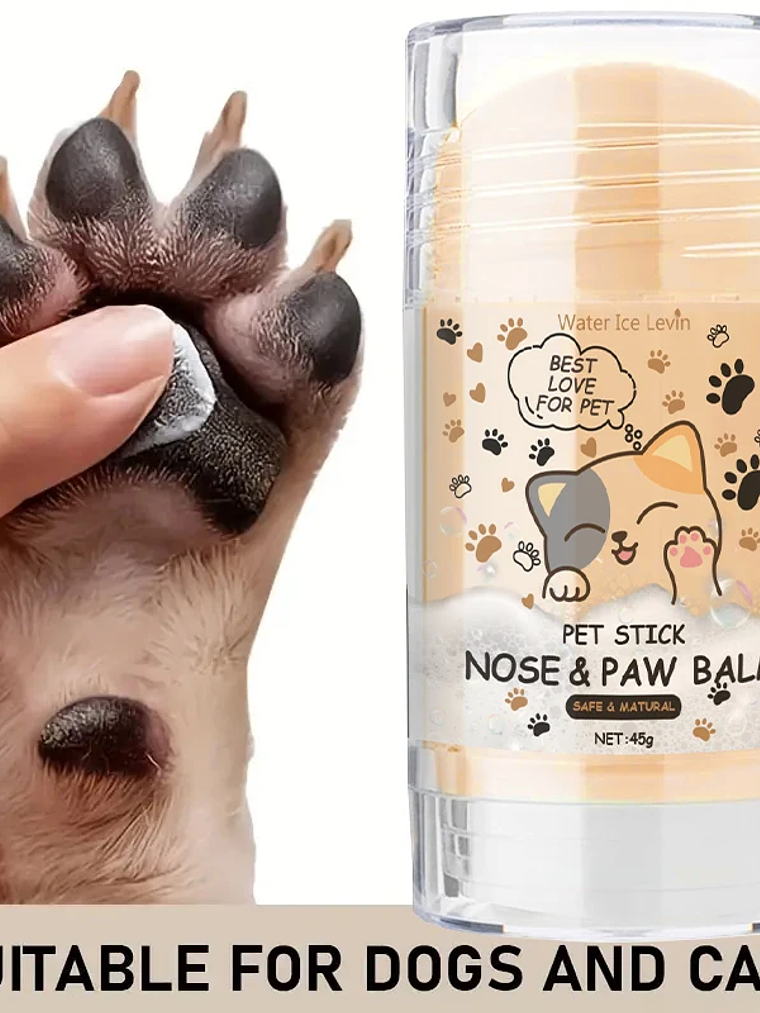 Bálsamo para nariz y patas de perro (45 g), crema protectora para patas de perro, crema hidratante para patas de mascotas, reparador de grietas en las patas de mascotas, accesorios para mascotas 2