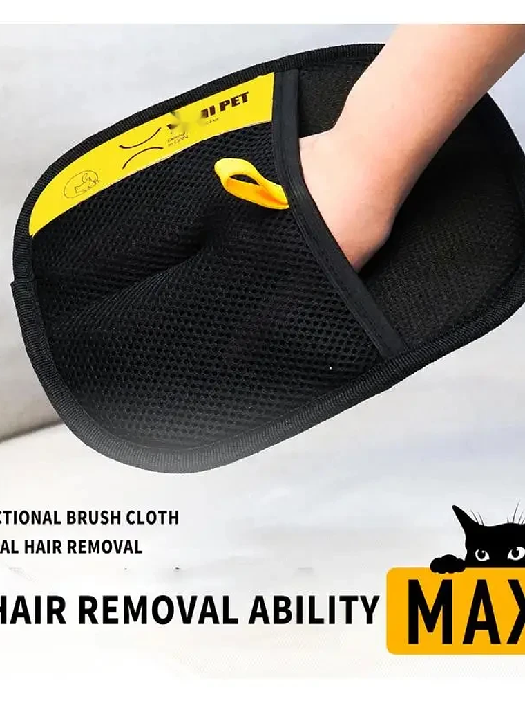 Guante para pelo de animales Guantes electrostáticos Cepillo bidireccional Guante para quitar pelo de mascotas para gatos Perros Ropa Muebles Electrostático 3