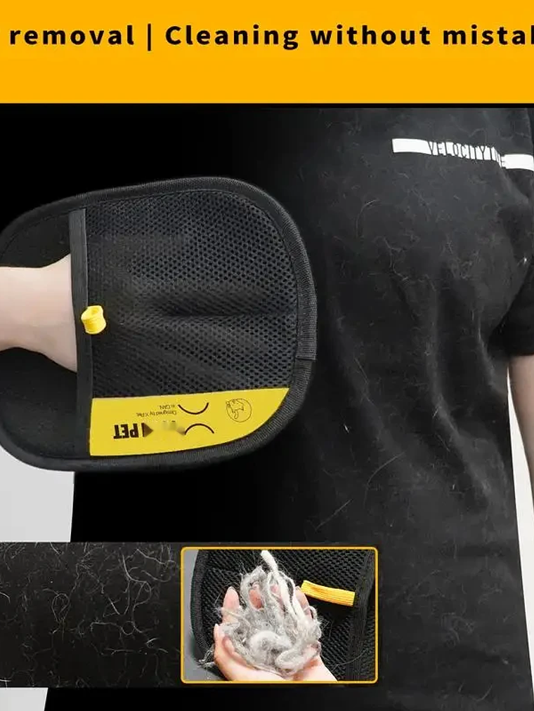 Guante para pelo de animales Guantes electrostáticos Cepillo bidireccional Guante para quitar pelo de mascotas para gatos Perros Ropa Muebles Electrostático 4