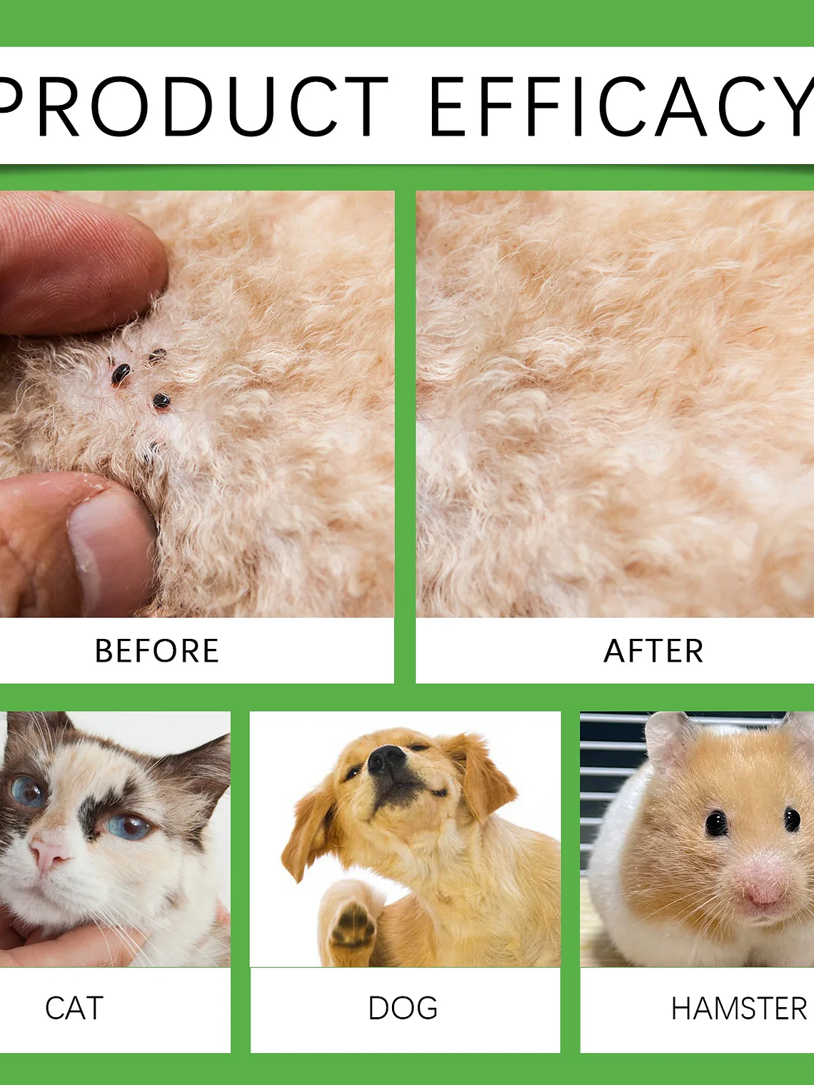 YEGBONG - Spray antipulgas para mascotas (50 ml), hipoalergénico, suave y eficaz para el cuidado del pelaje de perros y gatos, con fórmula vegetal no tóxica. 4