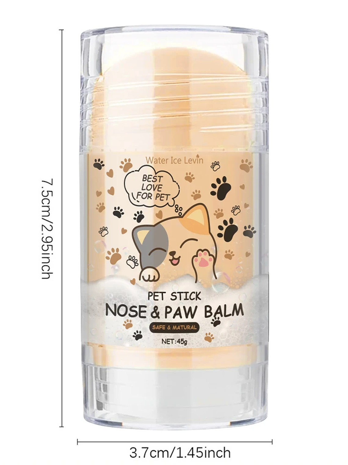 Bálsamo para nariz y patas de perro (45 g), crema protectora para patas de perro, crema hidratante para patas de mascotas, reparador de grietas en las patas de mascotas, accesorios para mascotas 8