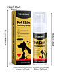 Spray para el cuidado de la piel de mascotas: alivia las molestias de perros, gatos, pulgas y piojos, alivia el rascado y lamido de la piel, spray portátil para heridas de mascotas. - Miniatura 10