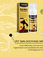 Spray para el cuidado de la piel de mascotas: alivia las molestias de perros, gatos, pulgas y piojos, alivia el rascado y lamido de la piel, spray portátil para heridas de mascotas. - Miniatura 16