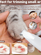 Recortador de patas para perros con luz LED, totalmente impermeable, con pantalla LED, cuchilla ancha de 18 mm. - Miniatura 20