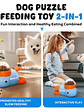 Dispensador de golosinas para perros y gatos, juguete antideslizante, rompecabezas lento, dispensador de golosinas interactivo, comedero automático, juguetes para entrenamiento de mascotas. - Miniatura 3