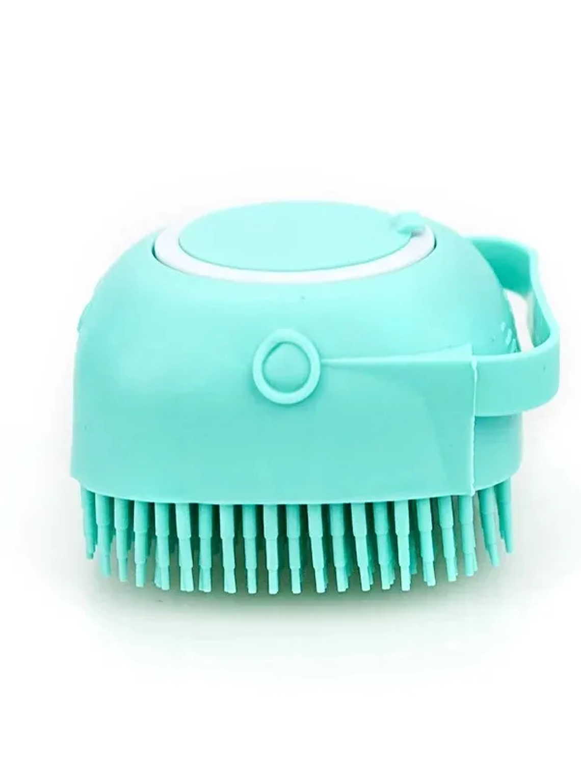 Cepillo de baño para mascotas, perros y gatos, guante de silicona suave para masaje, limpieza de patas, herramientas de baño con jabón y champú. 5