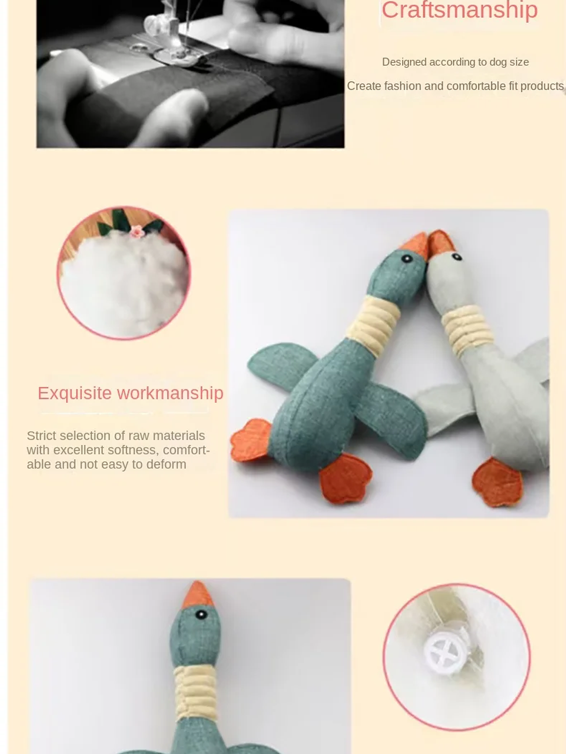 Juguetes nuevos para mascotas, Wild Goose, resistentes al sonido y a las mordeduras, para la limpieza de dientes, suministros para perros y gatos. 7