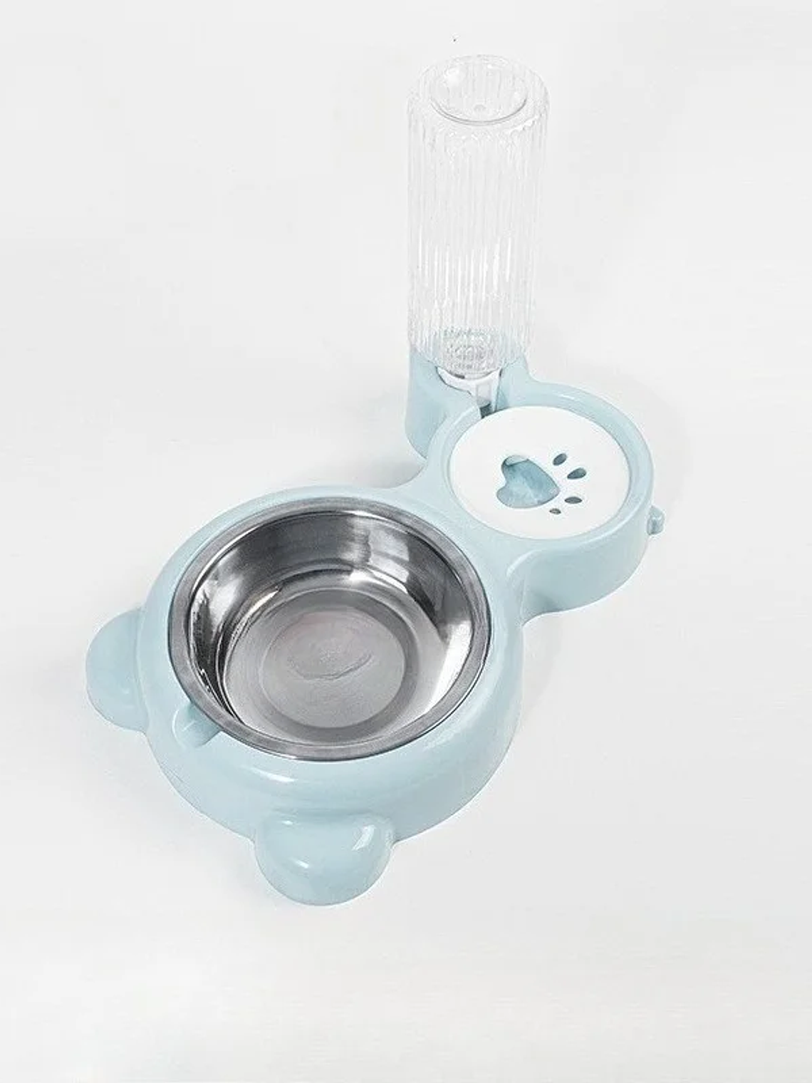 Dispensador de agua para mascotas, para gatos y perros, almacenamiento automático de agua, tazón de comida para mascotas, contenedor de comida con bebedero, suministros para mascotas 7