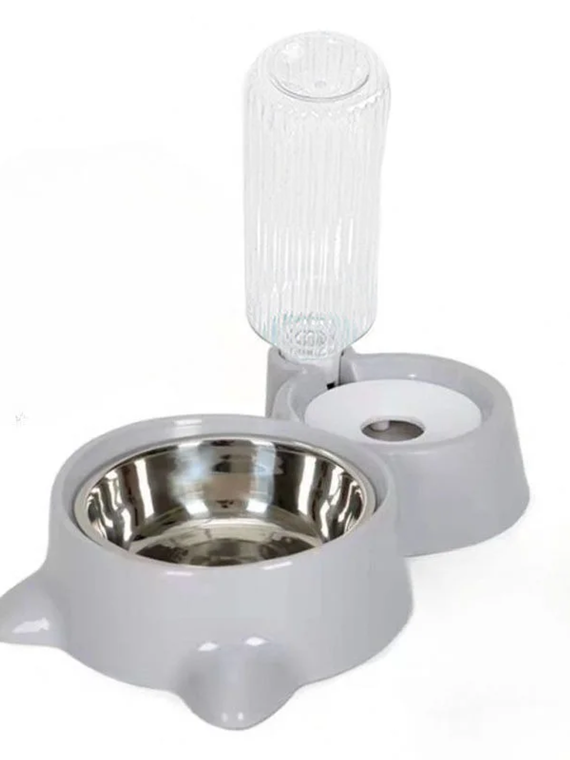 Dispensador de agua para mascotas, para gatos y perros, almacenamiento automático de agua, tazón de comida para mascotas, contenedor de comida con bebedero, suministros para mascotas 8