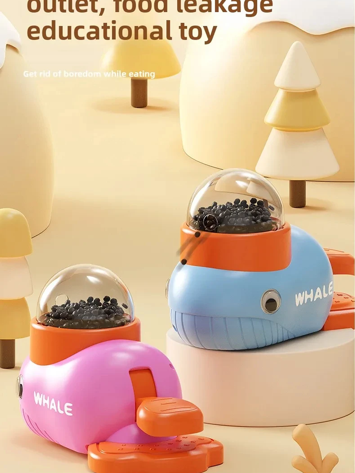 Dispensador de golosinas para perros y gatos, juguete antideslizante, rompecabezas lento, dispensador de golosinas interactivo, comedero automático, juguetes para entrenamiento de mascotas. 14