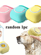 Cepillo de baño para mascotas, perros y gatos, guante de silicona suave para masaje, limpieza de patas, herramientas de baño con jabón y champú. - Miniatura 12