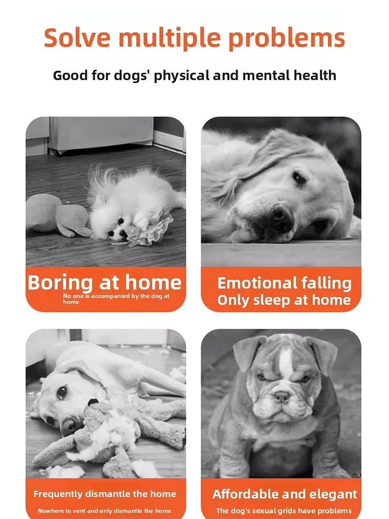 Dispensador de golosinas para perros y gatos, juguete antideslizante, rompecabezas lento, dispensador de golosinas interactivo, comedero automático, juguetes para entrenamiento de mascotas. 15