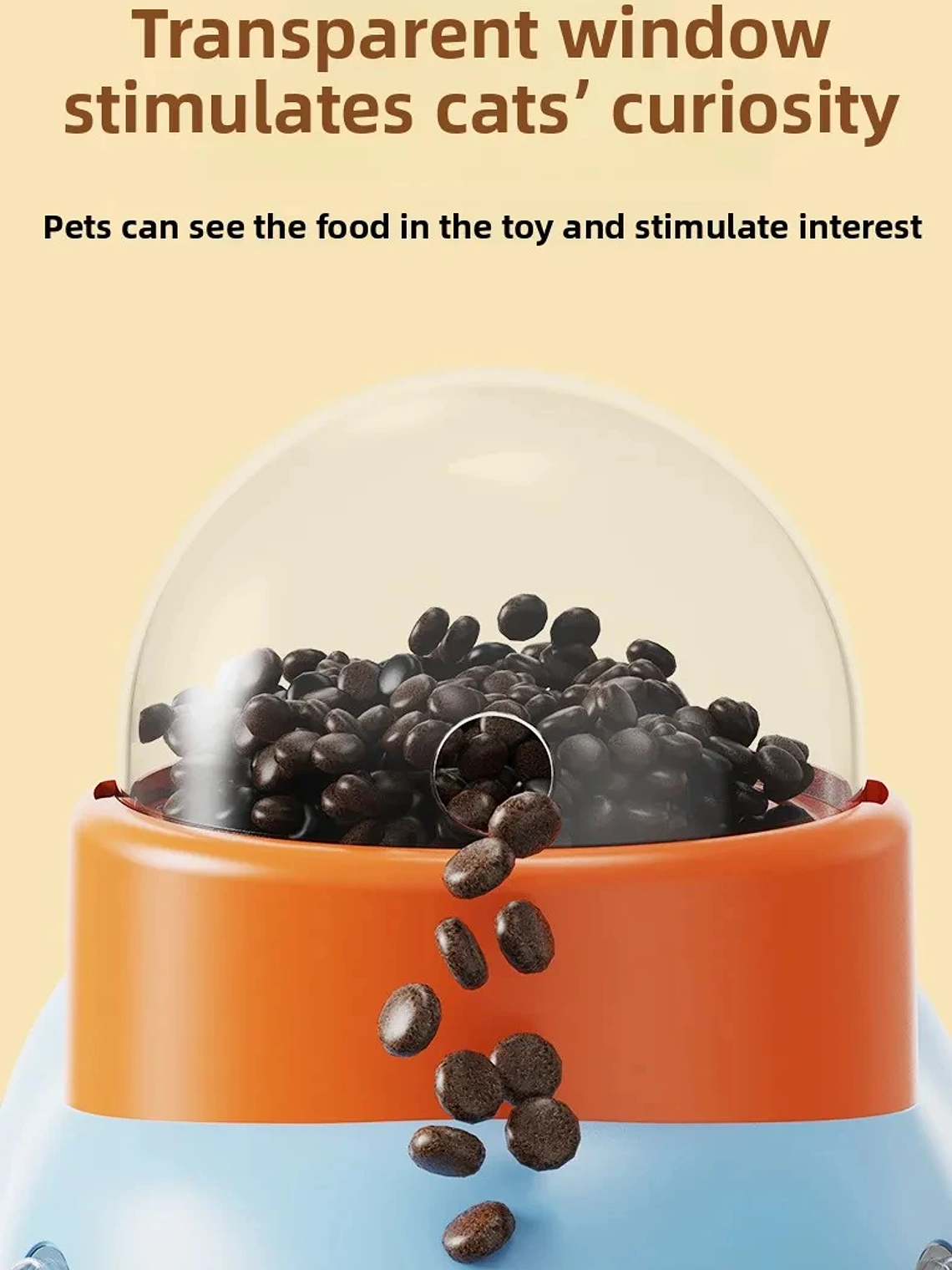 Dispensador de golosinas para perros y gatos, juguete antideslizante, rompecabezas lento, dispensador de golosinas interactivo, comedero automático, juguetes para entrenamiento de mascotas. 19