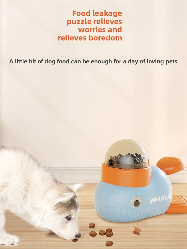 Dispensador de golosinas para perros y gatos, juguete antideslizante, rompecabezas lento, dispensador de golosinas interactivo, comedero automático, juguetes para entrenamiento de mascotas. 22