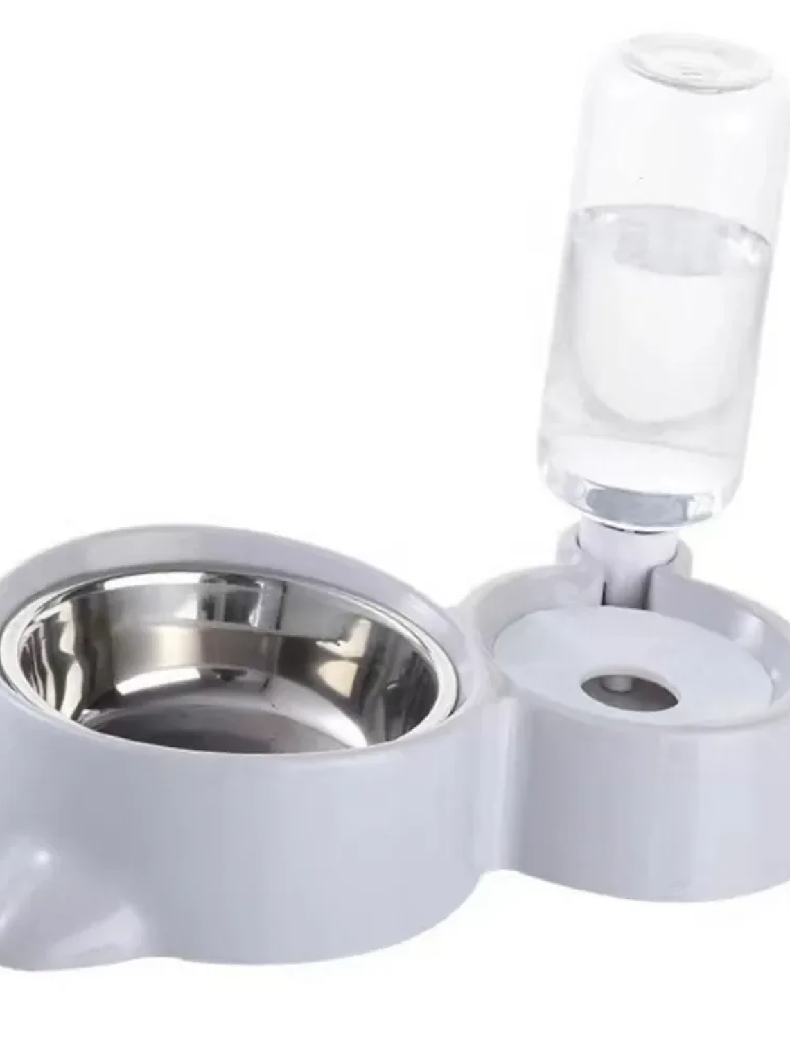 Dispensador de agua para mascotas, para gatos y perros, almacenamiento automático de agua, tazón de comida para mascotas, contenedor de comida con bebedero, suministros para mascotas 19