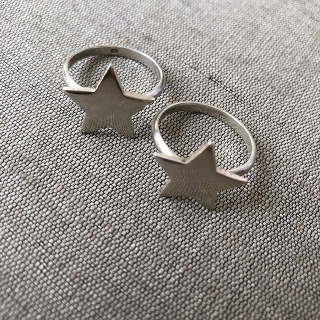 Anillo Estrella Grande de Plata