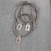 Pulsera Placa Cruz Plata 