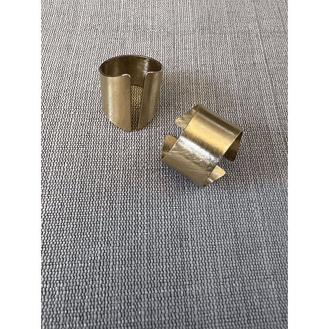 Anillos Piedras Baño Oro