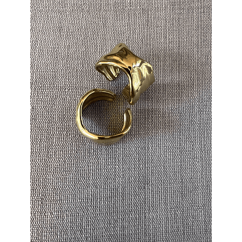 Anillos Piedras Baño Oro
