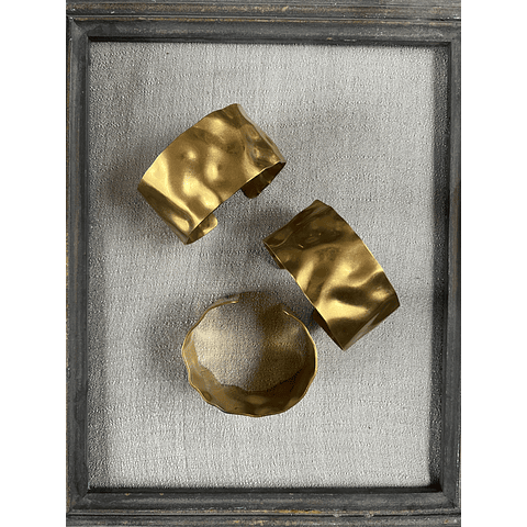 Pulsera Ancha Dorada