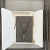 Collares Hilo Cruz Plata
