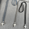 Collares Hilo Cruz Plata