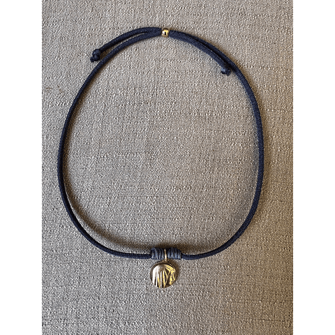 Collar Virgen Niña Bronce